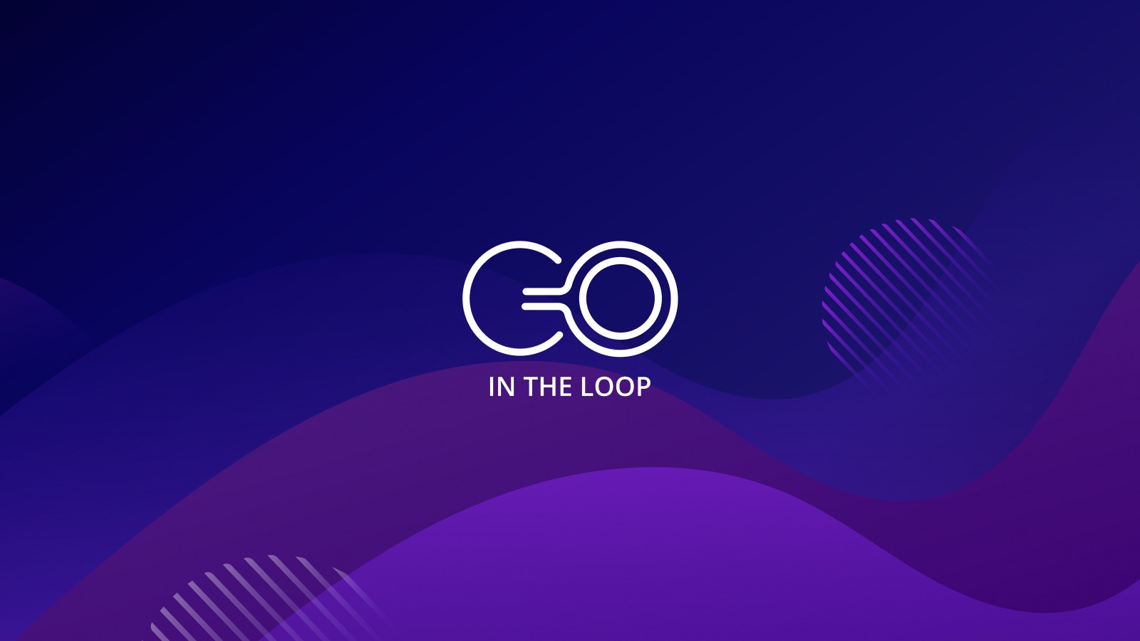In The Loop brand mark on a purple gradient